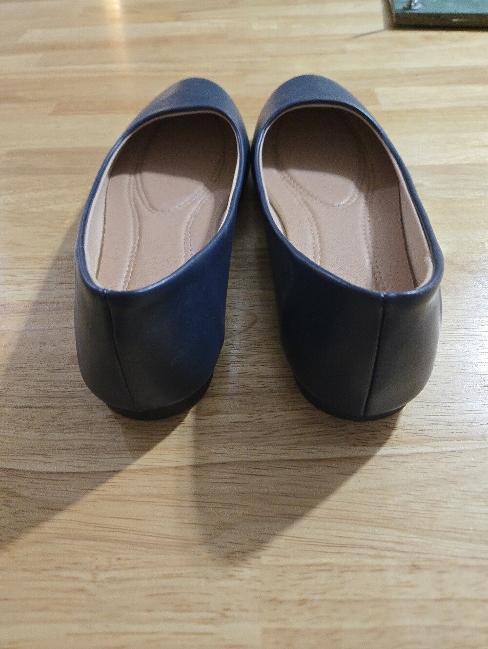 Classic Navy Women's Ballet Flats - Picture 4 of 4